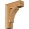 Ekena Millwork Thorton Block Rough Sawn Bracket, Western Red Cedar, 4"W x 14"D x 18"H BKT04X14X18THR05RWR - alternate 1